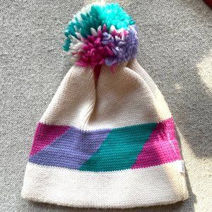 Vintage Smiley Wool Ski Hat